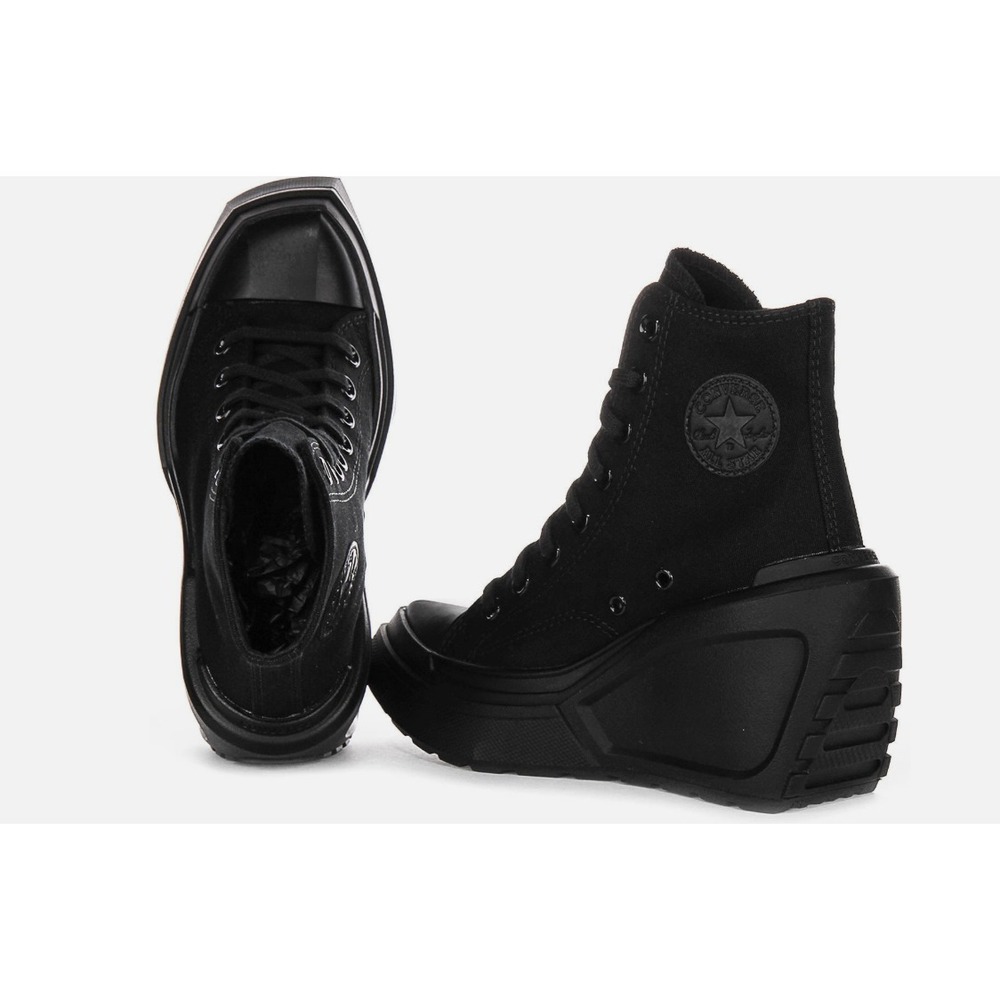 Converse Chuck 70 De Luxe Wedge Platform High 'Triple Black' A08094C Size7